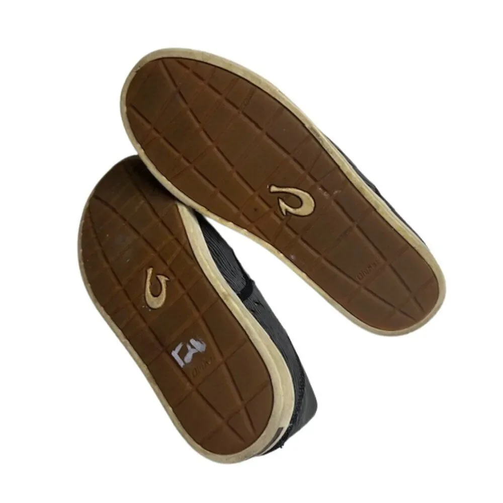 OluKai‎ Men's Kahu Kai - Dark Shadow / Off White Size 8.5